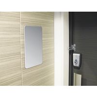 ヤマムラ ステッカーミラー角型 YSK-1700 1セット(2個入)