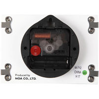 ノア精密 テーブルクロック：ヒーリングステラ 置き時計 [スイープ] 100×140×43mm W-712 WH-Z 1個（直送品）