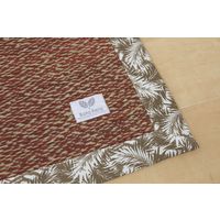 萩原 い草センターラグ（裏貼り） ボタリラグラス 約幅1760×奥行2200mm ブラウン 81938651 1枚（直送品）