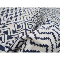 萩原 ウォッシャブル綿キルトマルチカバー ハウラー 約幅1850×奥行1850mm ブルー 270067800 1枚（直送品）