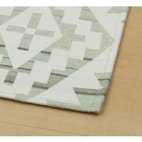 萩原 ゴブランシェニールラグ オルテガグラデーション 約幅1300×奥行1850mm グリーン 240612906 1枚（直送品）