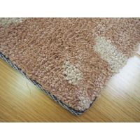 萩原 インテリアマット ステラ 約幅550×奥行850mm ベージュ 270049314 1枚（直送品）