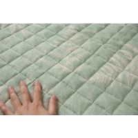 萩原 麻混キルトラグ アロハ 約幅1850×奥行1850mm グリーン 240613316 1枚（直送品）