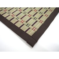 萩原 国産い草センターラグ（裏貼り） 山月（さんげつ） 約幅1910×奥行1910mm 81938400 1枚（直送品）