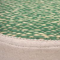 萩原 い草高座クッション シャイン 約幅400×奥行400×高さ120mm グリーン 81938726 1個（直送品）