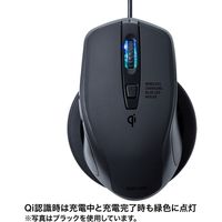 サンワサプライ ワイヤレス充電マウス MA-WBL157R 1個（直送品）