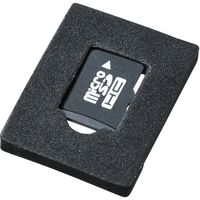 サンワサプライ アルミメモリーカードケース（microSDカード用・両面収納タイプ） FC-MMC5MICN2 1個（直送品）