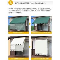 イケヒコ・コーポレーション 日よけスクリーン＆ブラインドDX すだれ付き 310幅 ブラウン 0331730（直送品）