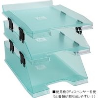 EXACOMPTA レタートレー用 ディスペンサー 黒 4個入 12714D（直送品）
