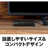 バッファロー Giga 8ポート スイッチングハブ 電源外付け LSW6-GT-8EPL/BK