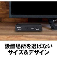 バッファロー Giga 5ポート スイッチングハブ 電源内蔵 金 LSW6-GT-5NS/BK 1台（直送品）
