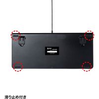 サンワサプライ USBスリムキーボード SKB-SL32BK 1個