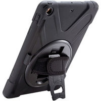 サンワサプライ iPad9.7インチ 耐衝撃ケース(ハンドル、スタンド、ショルダーベルト付き) PDA-IPAD1017BK 1個（直送品）