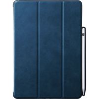 サンワサプライ iPad Air 2019ケース Apple Pencil収納ポケット付き ブルー PDA-IPAD1514BL 1個（直送品）