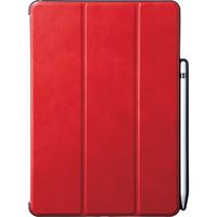 サンワサプライ iPad Air 2019ケース Apple Pencil収納ポケット付き レッド PDA-IPAD1514R 1個（直送品）