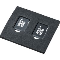 サンワサプライ アルミメモリーカードケース（CFカード用・両面収納タイプ） FC-MMC5CFN2 1個（直送品）