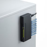 サンワサプライ ギガビット対応 スイッチングハブ(8ポート・マグネット付き) LAN-GIGAP802BK 1個（直送品）