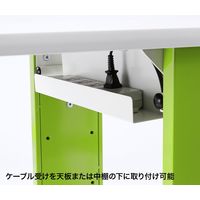 サンワサプライ プロジェクターカート 幅450×奥行701×高さ800mm ホワイト PR-9N 1個（直送品）