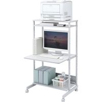 サンワサプライ パソコンラック 幅800×奥行700×高さ1400mm ホワイト RAC-EC13N 1台（直送品）