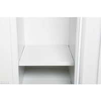 【車上渡し】アール・エフ・ヤマカワ 多人数用ロッカー 幅880×奥行515×高さ1790mm ホワイトグレー 1台（直送品）