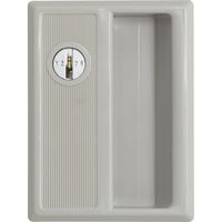 【車上渡し】アール・エフ・ヤマカワ スタンダードロッカー 4人用 シリンダー錠 幅900×奥行515×高さ1790mm ホワイトグレー 1台（直送品）