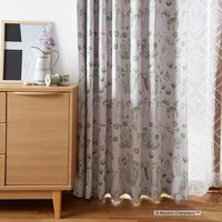 スミノエ MOOMIN セミオーダー カーテン ハイドアンドシーク 1300×2150mm ピンク 1セット(2枚入)（直送品）