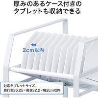 サンワサプライ タブレットワゴン(2段) RAC-TABWG2N 1台（直送品）
