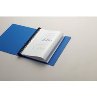 ライオン事務器 クリアーポケット 二つ折り A4サイズ 見開きA3 30穴 10枚入 CL-303F 1セット(3冊)