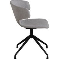 【軒先渡し】東馬 アーマー ラウンドチェア グレイ 54671450 1脚（直送品）