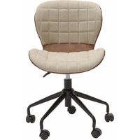 ICHIBA デスクチェア CH-2801BE-DBR 1脚（直送品）