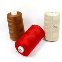 フジックス FUJIX(フジックス)　キングスパンミシン糸 工業用 20番/2000m 極厚地用 col.402 黒 KING20-402（直送品）