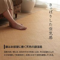 イケヒコ 宝麗 籐 あじろ織ラグ 本間8畳 3820×3820mm 1100040016201 1枚（直送品）