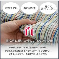 イケヒコ 洗える寝具6点セット アムール シングル 1500×2100mm ブルー 1200291043511 1セット(6点入)（直送品）