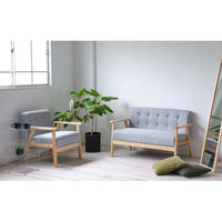 【軒先渡し】クロシオ ソファ オスロ 2人掛 幅1130mm グレー 23247 1台（直送品）