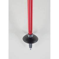 ファミリー・ライフ ハートフルウェルフェア 伸縮式ウォーキングポール2本組 レッド 0402120 1個