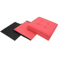 不二貿易 ディノ ボックススツール 幅380×奥行380×高さ400mm レッド 85850 1セット(2台入)（直送品）