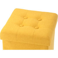 不二貿易 ディノ ボックススツール mini 幅300×奥行300×高さ300mm イエロー 86851 1セット(4台入)（直送品）