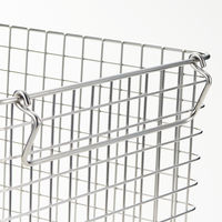 【まとめ買いセット】無印良品 ステンレスワイヤーバスケット5 約幅37×奥行26×高さ24cm 1セット（4個）良品計画