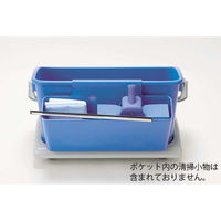 セイワ モップ清掃用大型バケツ24Ｌ　バケットフルセット（青） BK-24SET-1（青） １セット（2アイテム）（直送品）