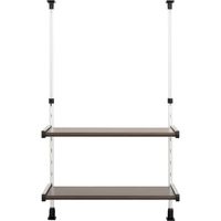 田窪工業所 モクメタルつっぱり棚 2段 幅55cm MTP2-55 1個（直送品）