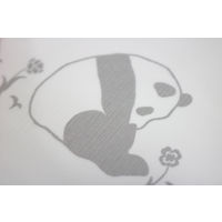 明和グラビア リノベウォール メッシュタイプパンダ柄WAL-05ブラック 22cm×1.8m　1本（直送品）