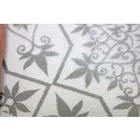 明和グラビア リノベウォール メッシュタイプ レース柄WAL-03ブラック 22cm×1.8m　1本（直送品）