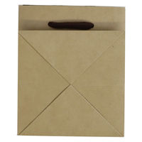 【紙袋】クラフトバッグ 真四角型 Sサイズ 1パック（10枚入 ）ハピラ