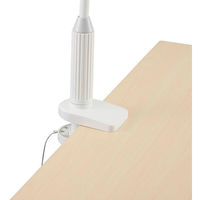 オーム電機 LEDデスクランプ クランプ ホワイト LTC-LS36-W（わけあり品）