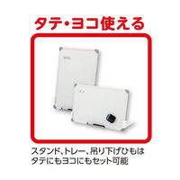 アスカ ホワイトボードスタンド付き 白 Mサイズ VWB077　1枚（わけあり品）