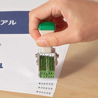 サンビー テクノタッチ回転印5号 6連タイプ TK-056（わけあり品）