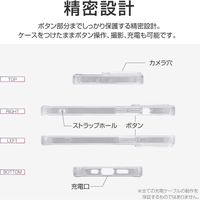 MSソリューションズ iPhone 13 Pro 耐傷・耐衝撃ハイブリッドケースクリア LP-DP21CTHCL 1個