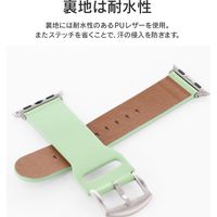 Apple Watch Series 1/2/3/4/5/SE/6/7 (38/40/41mm) バンド Vahane アイスグリーン（直送品）
