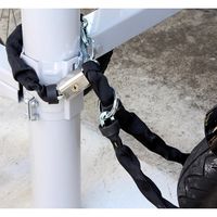 防犯チェインロック IB-146 チェーン径6mm用 1個 和気産業