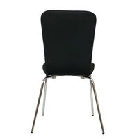 【軒先渡し】リーフジャパン ニューソフトチェア ブラック 1脚（直送品）